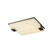 Stylish Black Square Alabaster Ceiling Light — image 15