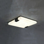 Stylish Black Square Alabaster Ceiling Light — image 9