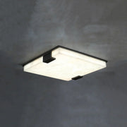 Stylish Black Square Alabaster Ceiling Light — image 9