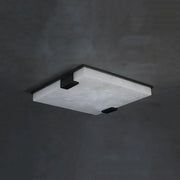 Stylish Black Square Alabaster Ceiling Light — image 10