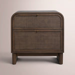 Avrenora Nightstand — SMOKED LINEN