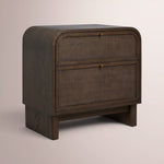 Avrenora Nightstand — SMOKED LINEN