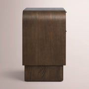 Avrenora Nightstand — SMOKED LINEN