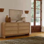 Avrenora Wide Dresser — NATURAL LINEN