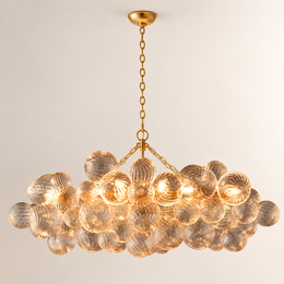 Talira Linear Glass Chandelier 51