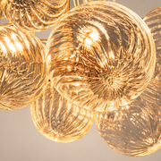 Talira Round Glass Chandelier 24