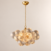 Talira Round Glass Chandelier 24