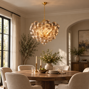 Talira Round Glass Chandelier 38