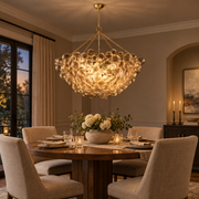 Talira Round Glass Chandelier 56