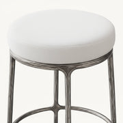 Thadeus Backless Fabric Swivel Bar and Counter Stool Living Room