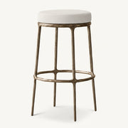 Thadeus Backless Fabric Swivel Bar and Counter Stool Living Room
