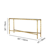 Thadeos Marble Console Table 36