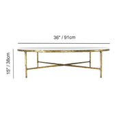 Thadeos Marble Round Coffee Table 36