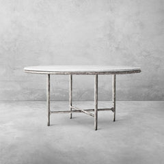 Sandblasted Marble / Forged Pewter