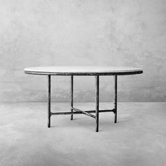 Sandblasted Marble / Forged Bronze