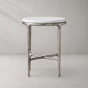 Thadeos Marble Round Side Table 12