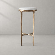 Thadeos Marble Round Side Table 12