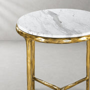 Thadeos Marble Round Side Table 12