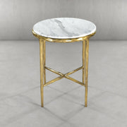 Thadeos Marble Round Side Table 12