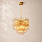 Trevano Clear Glass Round Chandelier 22