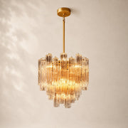 Trevano Clear Glass Round Chandelier 22