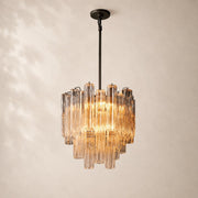 Trevano Clear Glass Round Chandelier 22