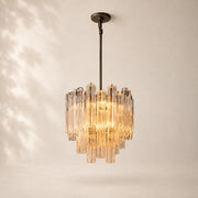 Trevano Clear Glass Round Chandelier 22
