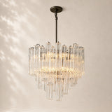 Trevano Clear Glass Round Chandelier 35