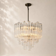 Trevano Clear Glass Round Chandelier 35
