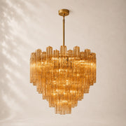 Trevano Clear Glass Round Chandelier 35
