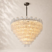 Trevano Clear Glass Round Chandelier 48