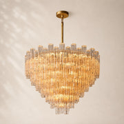 Trevano Clear Glass Round Chandelier 48