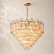 Trevano Clear Glass Round Chandelier 48