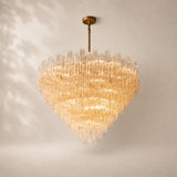 Trevano Clear Glass Round Chandelier 60