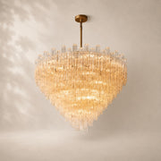 Trevano Clear Glass Round Chandelier 60