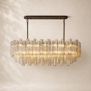 Trevano Glass Linear Chandelier 54