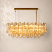 Trevano Glass Linear Chandelier 54