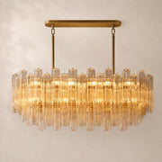 Trevano Glass Linear Chandelier 54