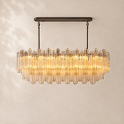 Trevano Glass Linear Chandelier 54