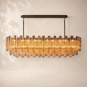 Trevano Glass Linear Chandelier 72