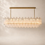 Trevano Glass Linear Chandelier 86