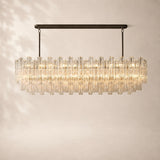 Trevano Glass Linear Chandelier 86