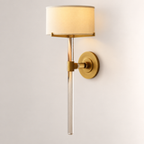 Trumere Grand Linen Shade Wall Sconce