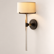Trumere Grand Linen Shade Wall Sconce