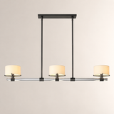 Trumere Linear Linen Shade Chandelier 54
