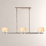 Trumere Linear Linen Shade Chandelier 54