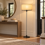 Trumere Linen Shade Floor Lamp