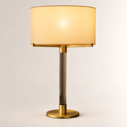 Trumere Linen Shade Table Lamp