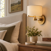 Trumere Linen Shade Wall Sconce