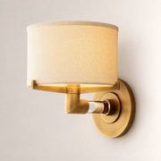 Trumere Linen Shade Wall Sconce